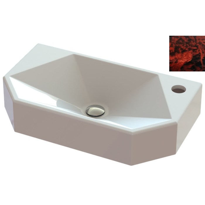Умивальник Snail Тритон Гранат 158T102