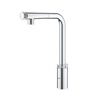 Смеситель для кухни с выдвижным изливом Grohe Minta SmartControl 31613000