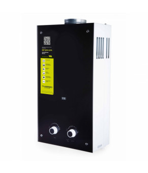 Колонка газовая дымоходная Thermo Alliance JSD20-10GD 10 л панель из стекла Black