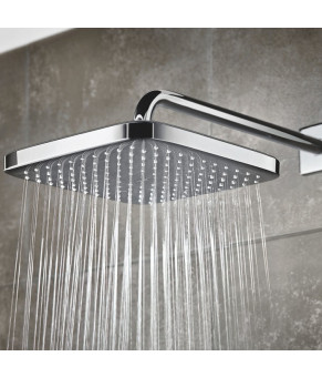 Лейка для верхнего душа с держателем Grohe Tempesta 250 Cube 26687000
