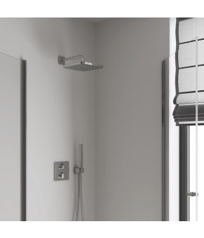 Лейка для верхнего душа с держателем Grohe Tempesta 250 Cube 26687000