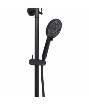 Душевая система Qtap Scorpio QTSCO51105OGB Black Matt (однорычажная, 2 потребителя)