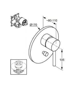 Зовнішня частина KLUDI BOZZ 386500576