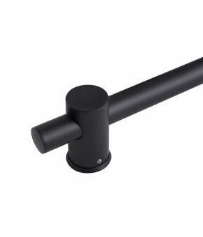 Душевая стойка Qtap Lepit 665 мм черный матовый (QTLEP82103OB)