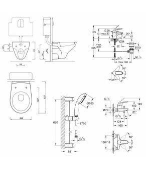 Большой набор для дома Grohe Mega Bundle 39400MB0