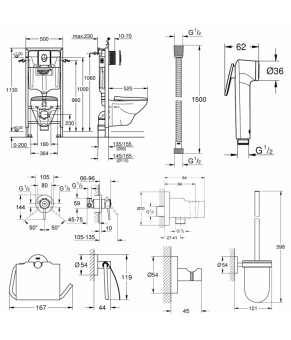 Большой набор для дома Grohe Mega Bundle 39400MB1