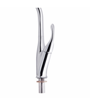 Смеситель для кухни Qtap Swan 9168103UN с выдвижным изливом