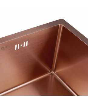 Кухонная мойка Qtap D4843BR 2.7/1.0 мм Bronze (QTD4843BRPVD10)