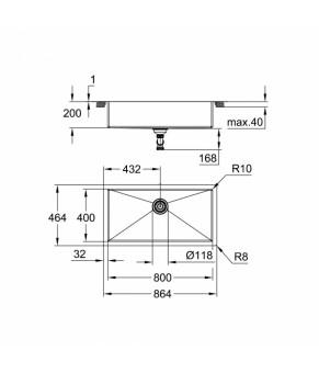 Кухонная мойка Grohe Sink K700 31580SD1