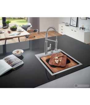 Набор для кухни 2-в-1 Grohe: мойка K800 (31583SD0) + смеситель Minta (32918000)