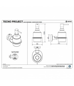Дозатор жидкого мыла Sonia Tecno Project (118281)