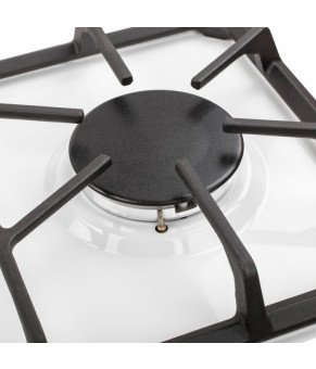 Поверхность газовая Domino на металле WEILOR GM 304 WH