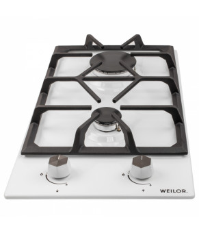 Поверхность газовая Domino на металле WEILOR GM 304 WH