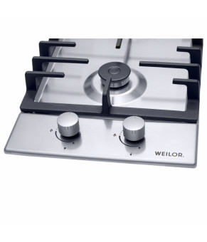 Поверхность газовая Domino на металле WEILOR GM 306 SS