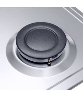 Поверхность газовая Domino на металле WEILOR GM 306 SS