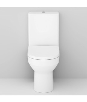 Унитаз-компакт безободковый FlashClean с сиденьем микролифт AM.PM Spirit 2.0 C708600SC