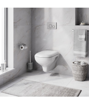Унитаз подвесной безободковый FlashClean с сидением микролифт AM.PM Like C801700SC