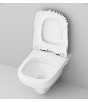 Унитаз подвесной безободковый FlashClean с сидением микролифт AM.PM Like C801700SC
