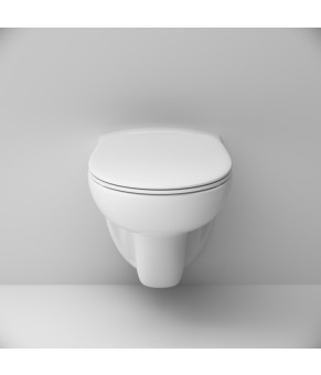 Унитаз подвесной безободковый FlashClean с сиденьем микролифт AM.PM Joy C851700SC