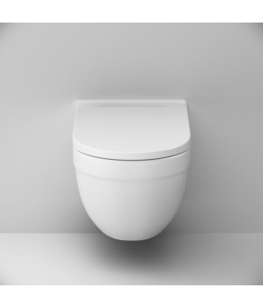 Унитаз подвесной безободковый FlashClean с сидением микролифт AM.PM Hit C931700SC