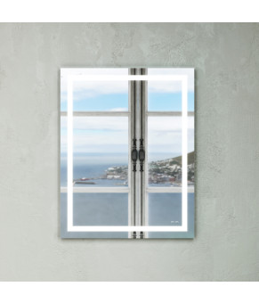 Зеркало с LED-подсветкой по периметру, 55 см AM.PM Gem M91AMOX0551WG38