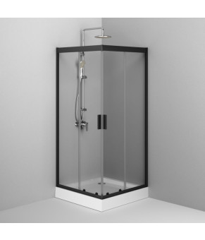 Душевое ограждение Square Slide 90x90 см, без поддона AM.PM Gem W90UG-403-090BT