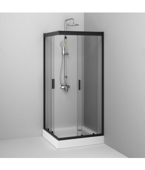 Душевое ограждение Square Slide 90x90 см, без поддона AM.PM Gem W90UG-403-090BT