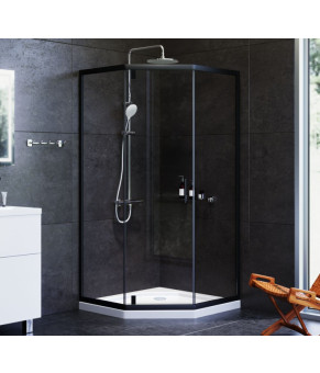 Душевое ограждение 5-corner Pivot 90x90 см, без поддона AM.PM Gem W90UG-405-090BT
