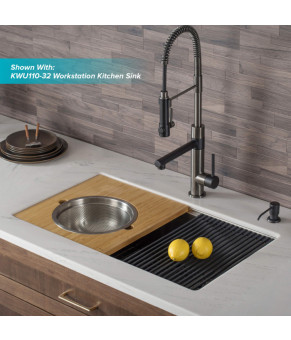 Кухонный смеситель Kraus KPF-1603MBSB