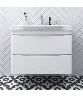 Тумба с раковиной подвесная 80 см AM.PM Like M80-FHX0802-WC0802-38