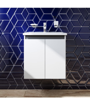 Тумба с раковиной подвесная 55 см AM.PM X-Joy M85-FHX0551-WC0551WG38
