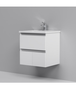 Тумба с раковиной подвесная 55 см AM.PM X-Joy M85-FHX0553-WC0553WG38