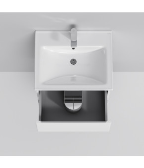 Тумба с раковиной подвесная 55 см AM.PM X-Joy M85-FHX0553-WC0553WG38