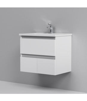 Тумба с раковиной подвесная 65 см AM.PM X-Joy M85-FHX0653-WC0653WG38