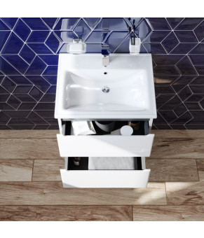 Тумба с раковиной подвесная 55 см AM.PM X-Joy M85-FHX0552-WC0552WG38