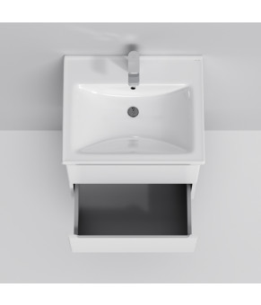 Тумба с раковиной подвесная 55 см AM.PM X-Joy M85-FHX0552-WC0552WG38