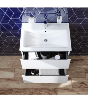 Тумба с раковиной подвесная 65 см AM.PM X-Joy M85-FHX0652-WC0652WG38