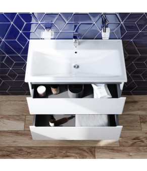 Тумба с раковиной подвесная 80 см AM.PM X-Joy M85-FHX0802-WC0802WG38