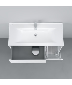 Тумба з раковиною підлогова права 100 см AM.PM X-Joy M85-FSR10036-WC10036WG38