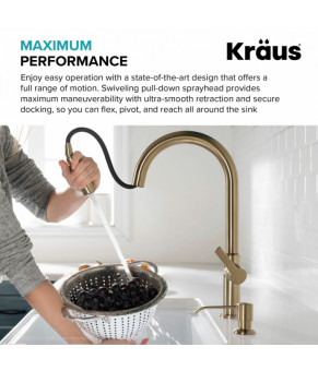 Кухонный смеситель Kraus KPF-2821BB