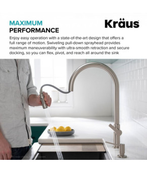 Кухонный смеситель Kraus KPF-2821SFS