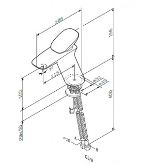 Комплект смесителей для ванной комнаты AM.PM Spirit 2.0 F70A10000+F70A02100+F0170A000