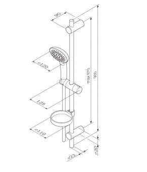 Комплект смесителей для ванной комнаты AM.PM Spirit 2.0 F70A10000+F70A02100+F0170A000