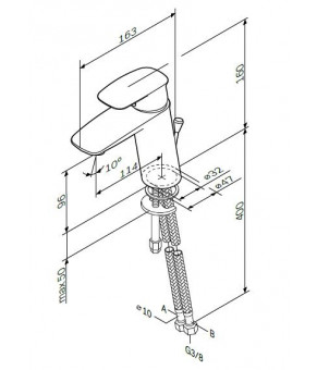 Комплект смесителей для ванной комнаты AM.PM Spirit 2.1 F71A10000/F71A02100/F01700000