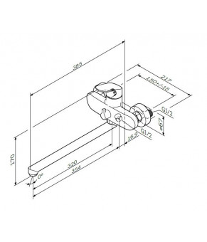 Комплект смесителей для ванной комнаты AM.PM Like F8090000/F8093000/F0180000