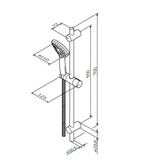 Комплект смесителей для ванной комнаты AM.PM Gem F90E02100/F90E90000/F0190000