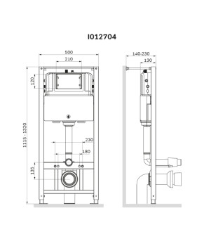 Инсталляция для унитаза AM.PM Pro I012704