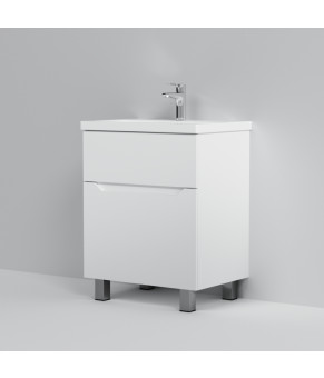 Тумба с раковиной, напольная, 60 см AM.PM Gem S M91-FSX0602-WC0602WG38