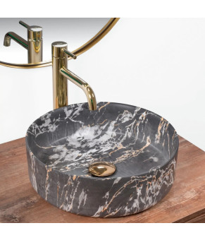 Раковина Rea Sami Apogeo Marble Matt REA-U5608