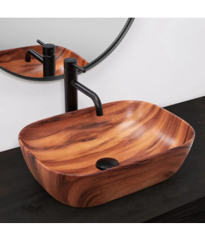 Раковина Rea Belinda wood matt REA-U5051